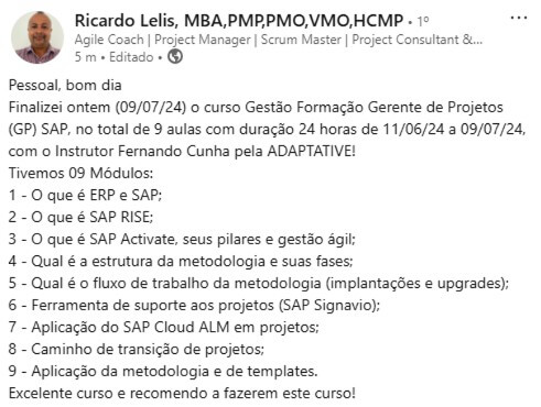 Depoimento Ricardo Lelis
